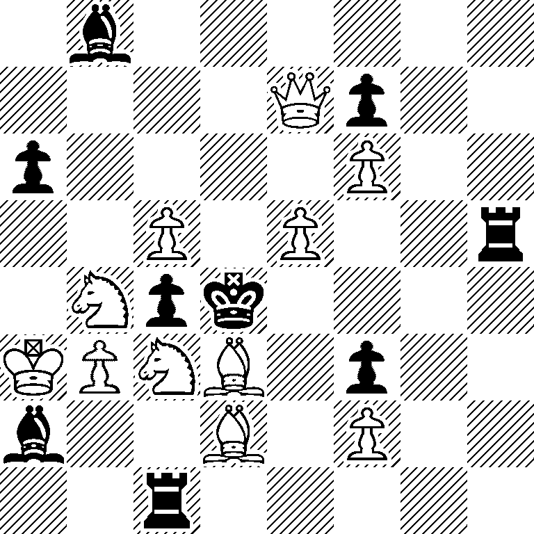 1b6/4Qp2/p4P2/2P1P2r/1Npk4/KPNB1p2/b2B1P2/2r5