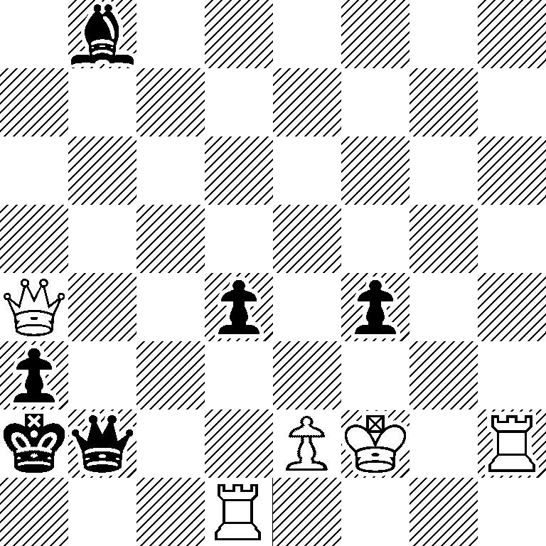 1b6/8/8/8/Q2p1p2/p7/kq2PK1R/3R4