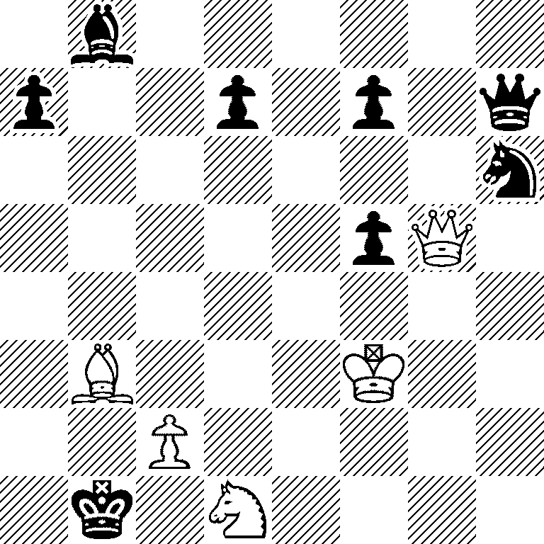 1b6/p2p1p1q/7n/5pQ1/8/1B3K2/2P5/1k1N4