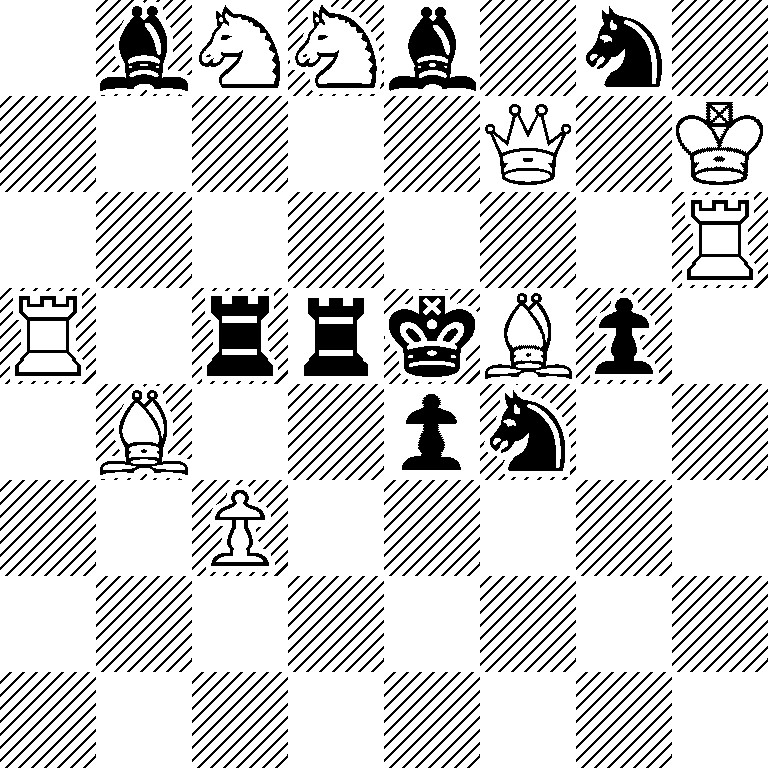 1bNNb1n1/5Q1K/7R/R1rrkBp1/1B2pn2/2P5/8/8