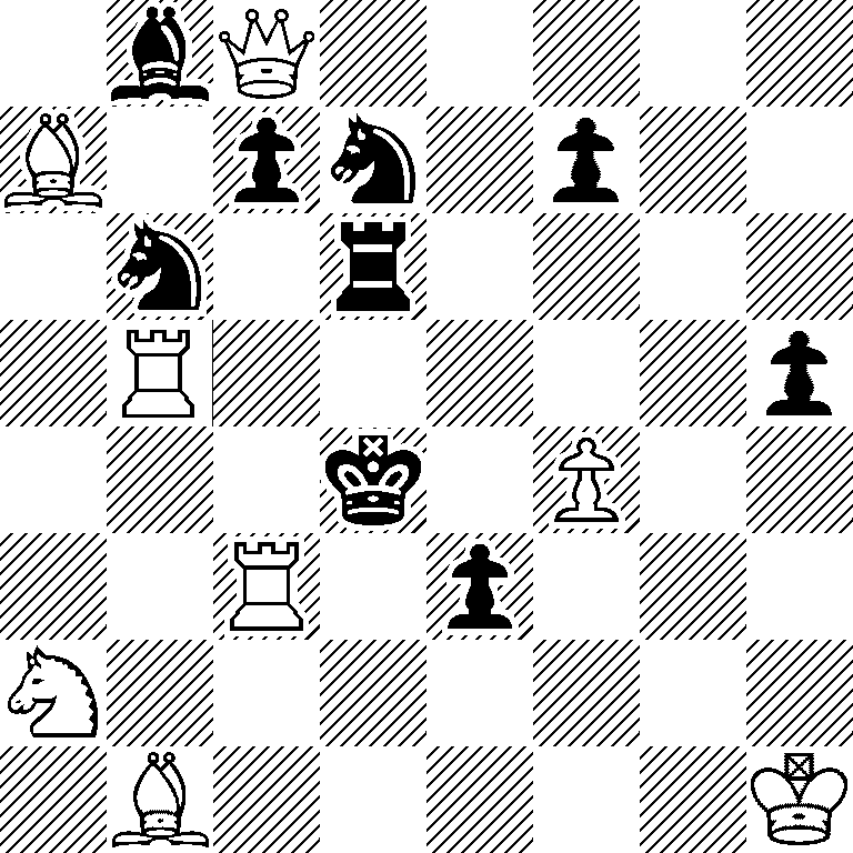 1bQ5/B1pn1p2/1n1r4/1R5p/3k1P2/2R1p3/N7/1B5K