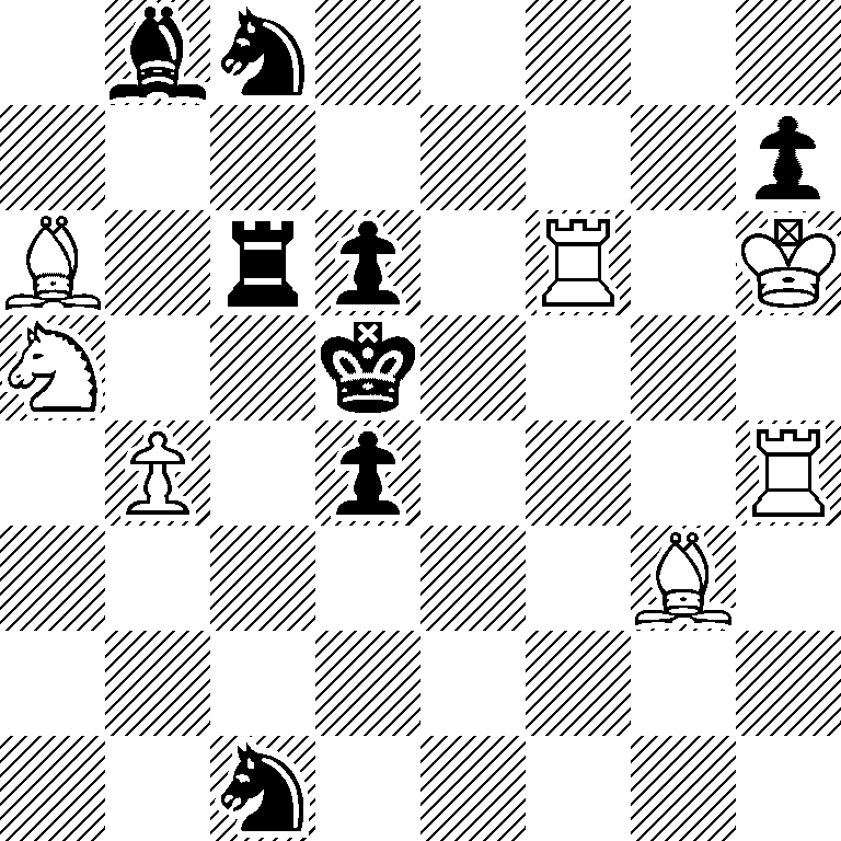 1bn5/7p/B1rp1R1K/N2k4/1P1p3R/6B1/8/2n5
