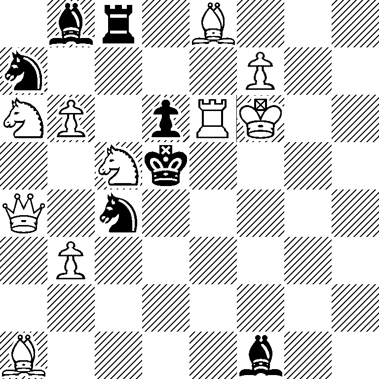 1br1B3/n4P2/NP1pRK2/2Nk4/Q1n5/1P6/8/B4b2