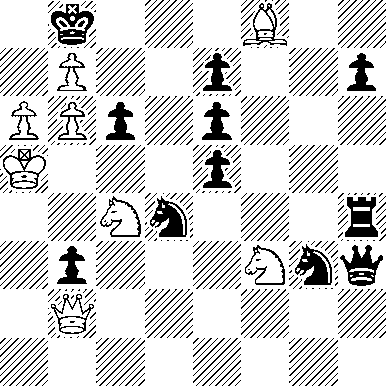 1k3B2/1P2p2p/PPp1p3/K3p3/2Ss3r/1p3Ssq/1Q6/8