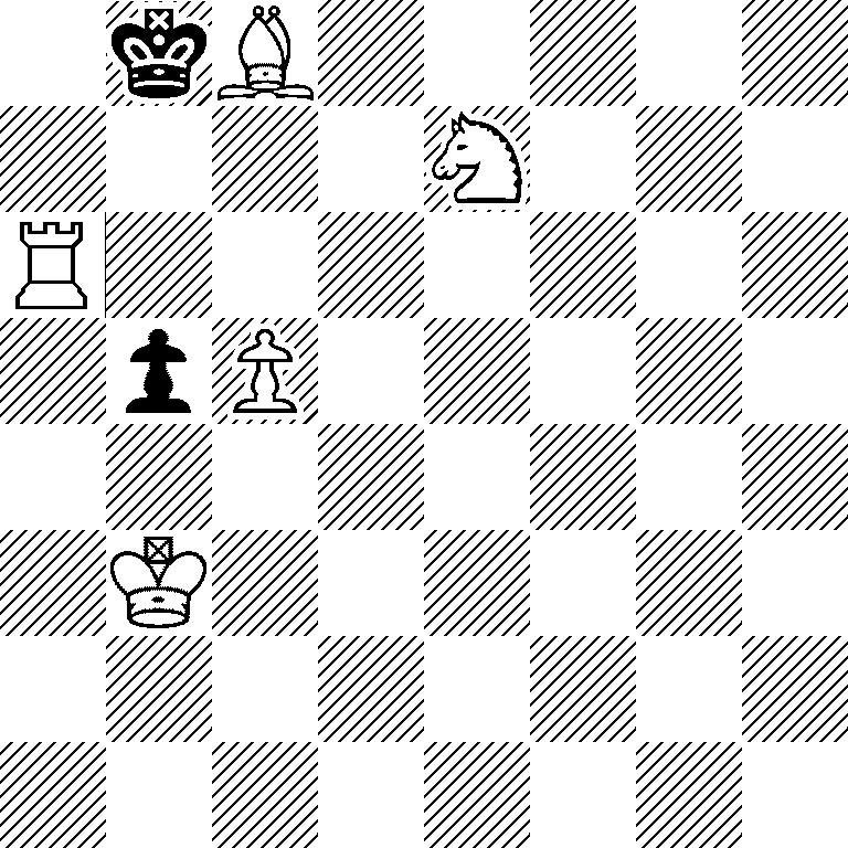 1kB5/4N3/R7/1pP5/8/1K6/8/8