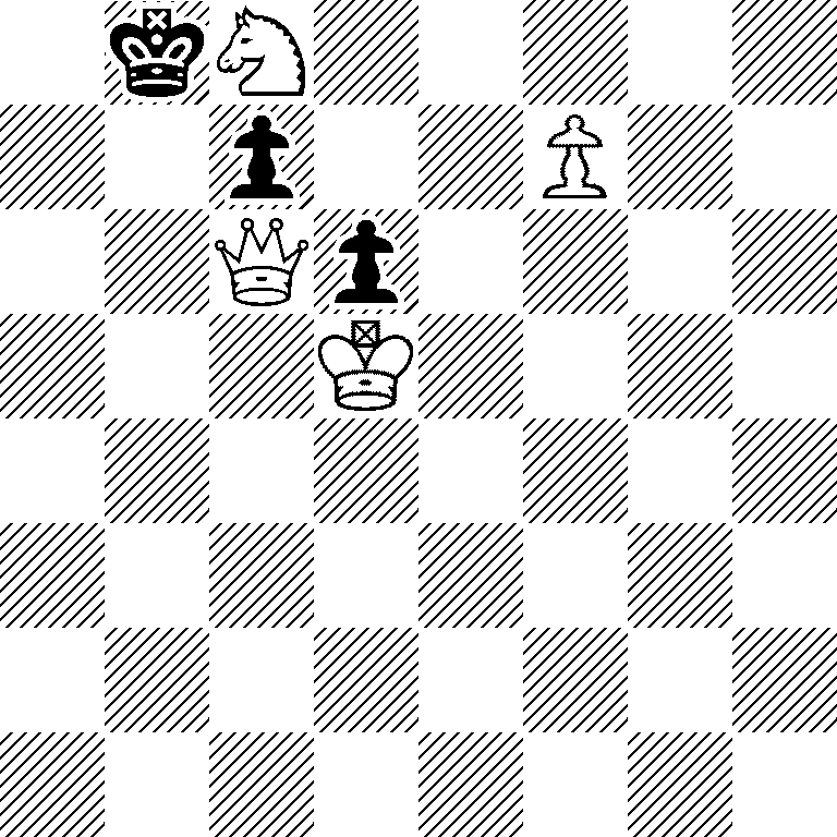 1kN5/2p2P2/2Qp4/3K4/8/8/8/8