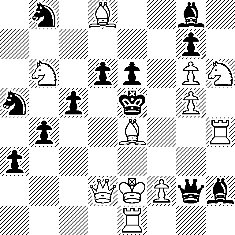 1n1B2b1/6p1/1N1pp1PN/n1p1k1P1/1p2B2R/p7/3QKPqb/4R3