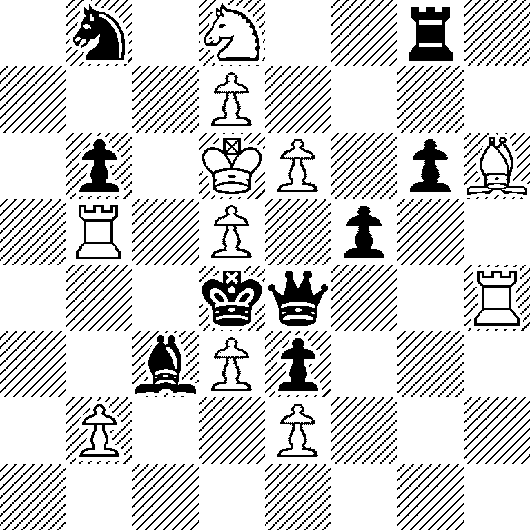 1n1N2r1/3P4/1p1KP1pB/1R1P1p2/3kq2R/2bPp3/1P2P3/8