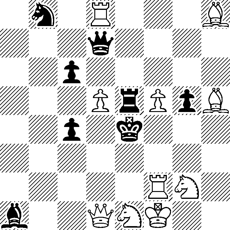 1n1R3B/3q4/2p5/3PrPpB/2p1k3/8/5RN1/b2QNK2