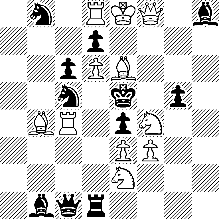 1n1RKQ1b/3p4/2pPB3/2n1k1p1/1BR1pN2/4PP2/4N3/1bqr4