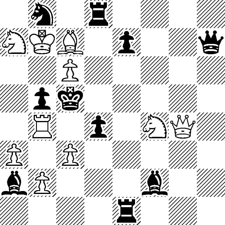 1n1r4/NKB1p2q/2P5/1pk5/1R1p1NQ1/P1P5/bP3b2/4r3