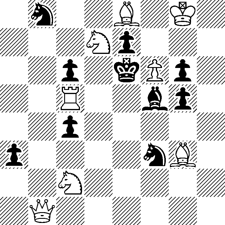 1n2B1K1/3Np3/2p1kPp1/2R2bp1/2p5/p4nB1/2N5/1Q6