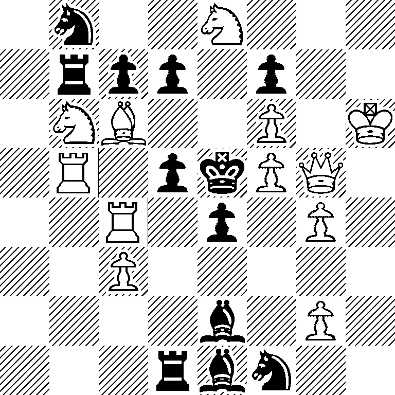 1n2N3/1rpp1p2/1NB2P1K/1R1pkPQ1/2R1p1P1/2P5/4b1P1/3rbn2