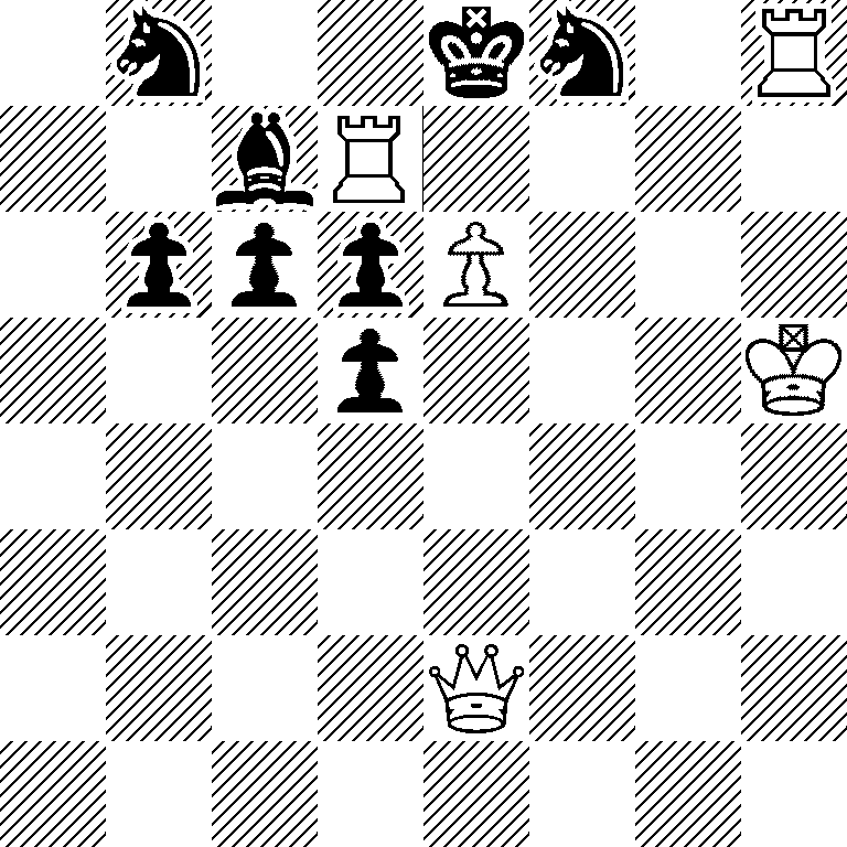 1n2kn1R/2bR4/1pppP3/3p3K/8/8/4Q3/8