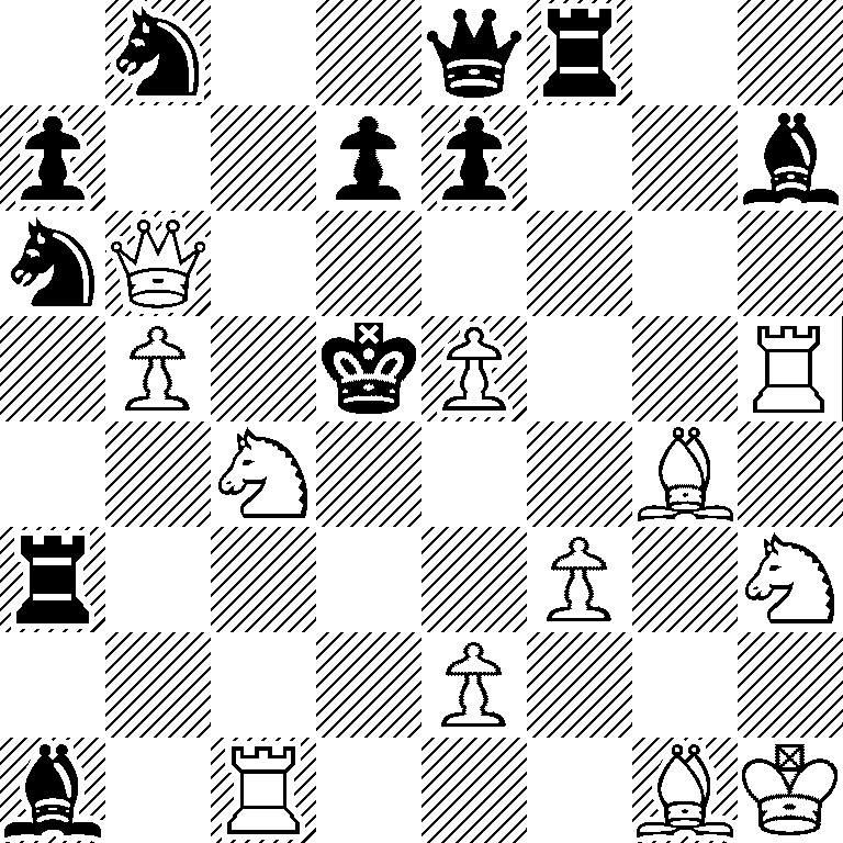 1n2qr2/p2pp2b/nQ6/1P1kP2R/2N3B1/r4P1N/4P3/b1R3BK