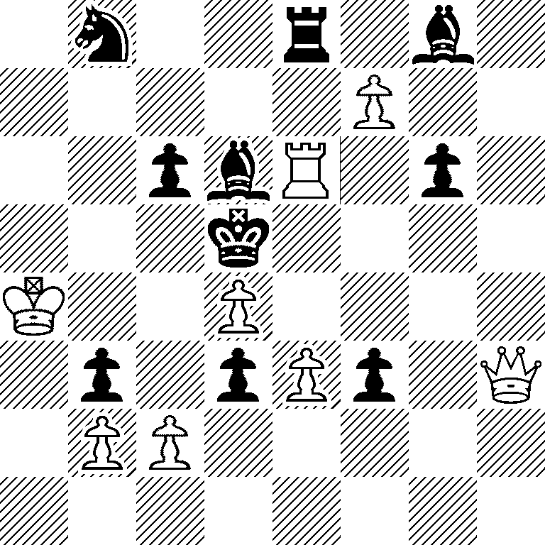 1n2r1b1/5P2/2pbR1p1/3k4/K2P4/1p1pPp1Q/1PP5/8