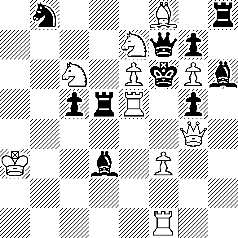 1n3B1r/4Nqp1/2N1PkPb/2prR1p1/6Q1/K2b1P2/8/5R2