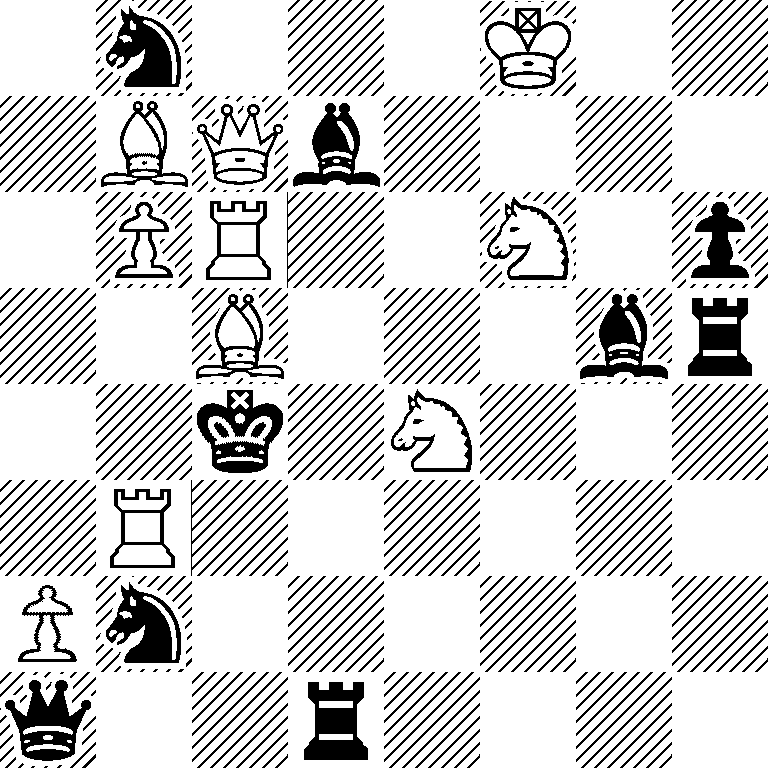 1n3K2/1BQb4/1PR2N1p/2B3br/2k1N3/1R6/Pn6/q2r4