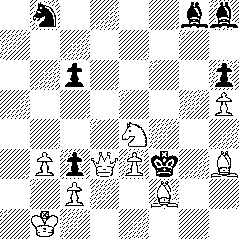 1n4bb/8/2p4p/7P/4N3/1PpQPk1B/2P2B2/1K6