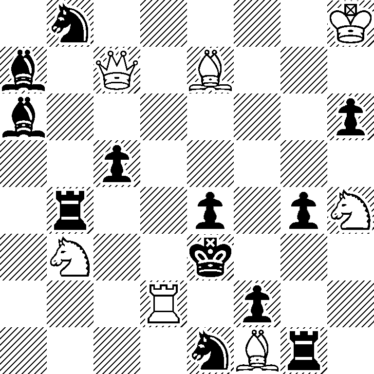1n5K/b1Q1B3/b6p/2p5/1r2p1pN/1N2k3/3R1p2/4nBr1