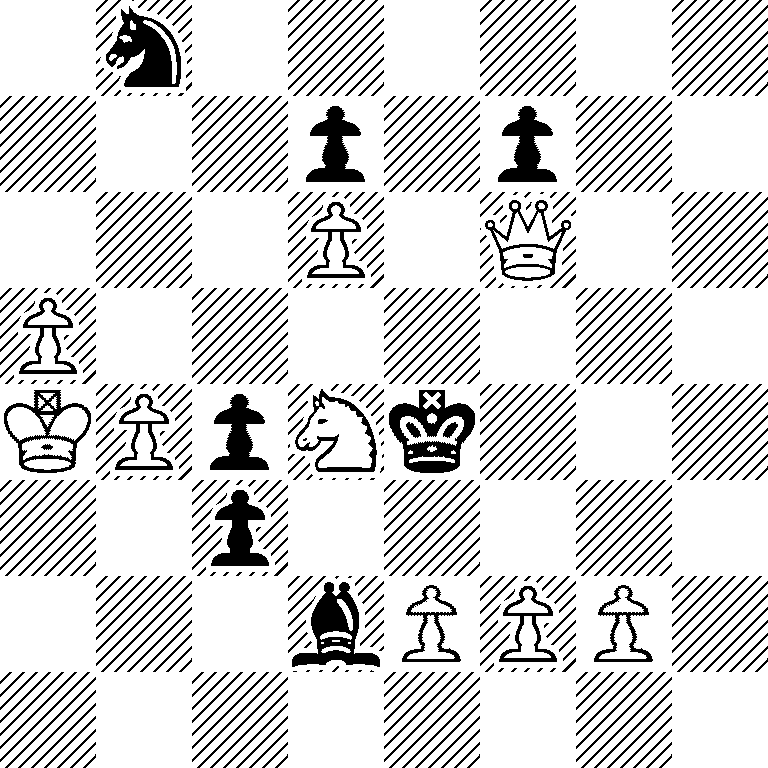 1n6/3p1p2/3P1Q2/P7/KPpNk3/2p5/3bPPP1/8