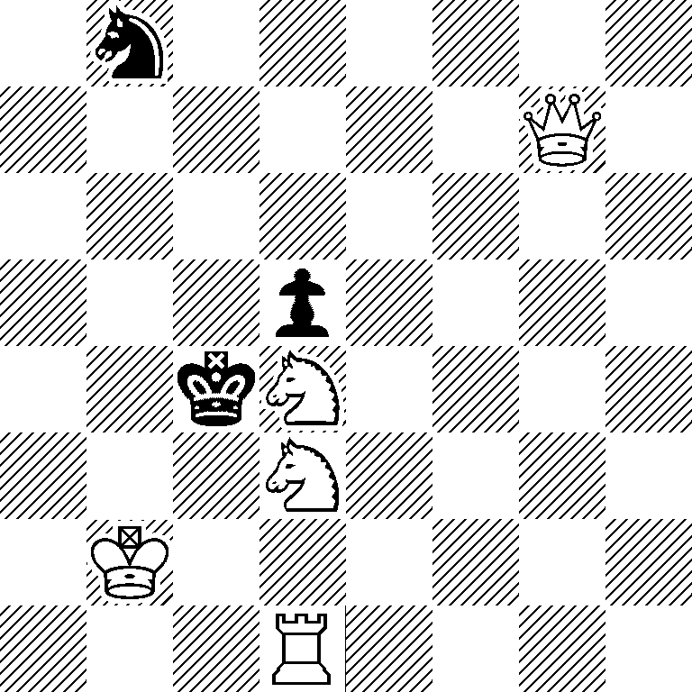 1n6/6Q1/8/3p4/2kN4/3N4/1K6/3R4