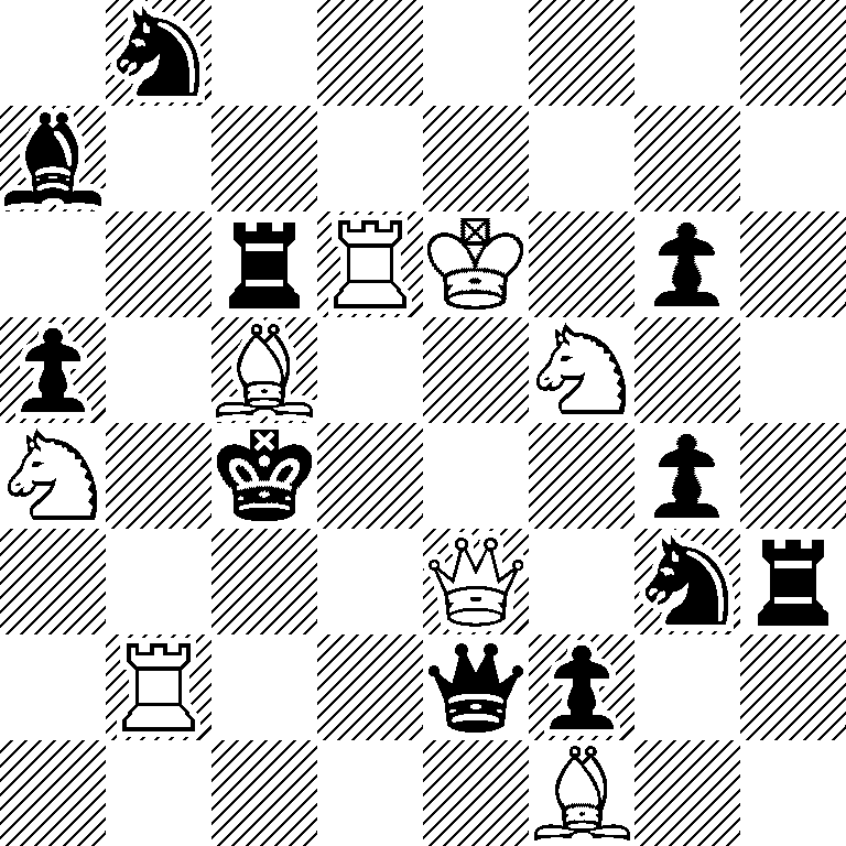 1n6/b7/2rRK1p1/p1B2N2/N1k3p1/4Q1nr/1R2qp2/5B2