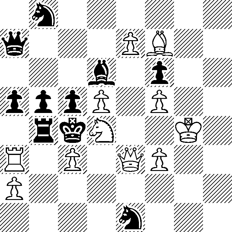 1n6/q3PB2/3b1p2/pppP1P2/1rkN2K1/R1P1QP2/P7/4n3