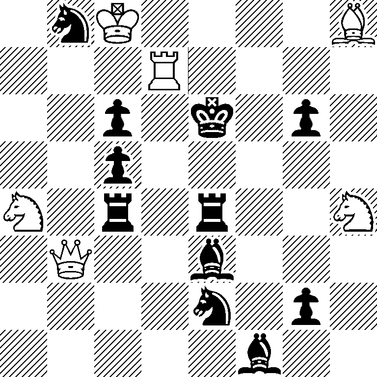 1nK4B/3R4/2p1k1p1/2p5/N1r1r2N/1Q2b3/4n1p1/5b2