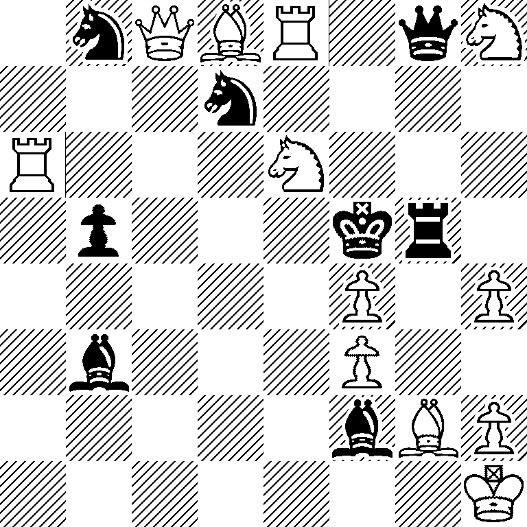 1nQBR1qN/3n4/R3N3/1p3kr1/5P1P/1b3P2/5bBP/7K