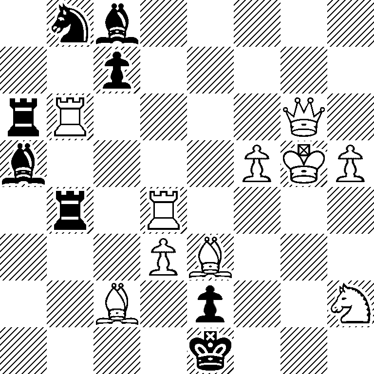 1nb5/2p5/rR4Q1/b4PKP/1r1R4/3PB3/2B1p2N/4k3