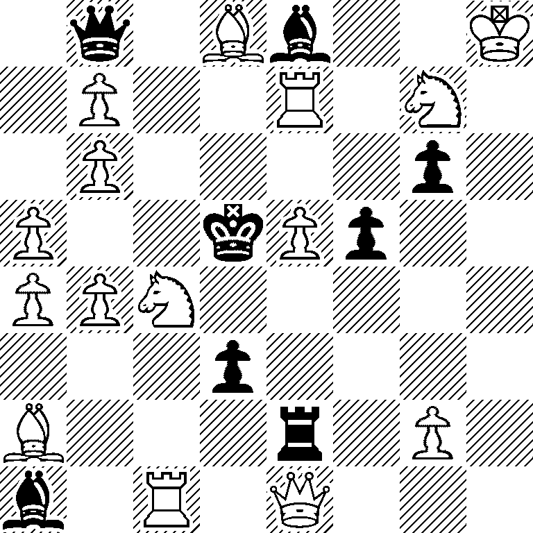 1q1Bb2K/1P2R1N1/1P4p1/P2kPp2/PPN5/3p4/B3r1P1/b1R1Q3