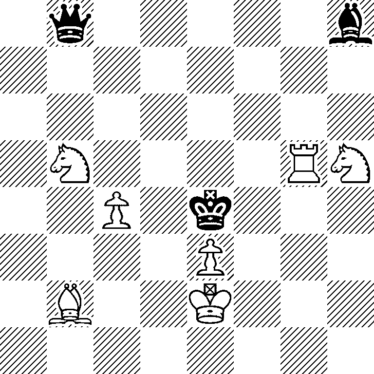 1q5b/8/8/1N4RN/2P1k3/4P3/1B2K3/8