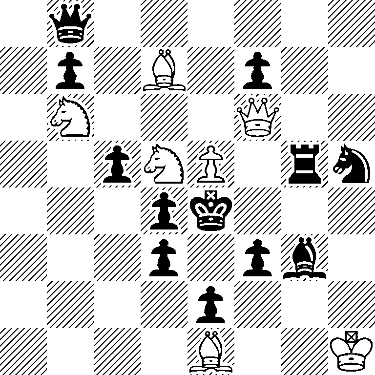1q6/1p1B1p2/1N3Q2/2pNP1rn/3pk3/3p1pb1/4p3/4B2K