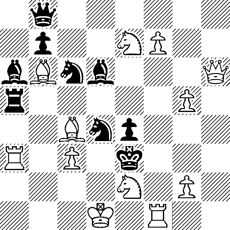 1q6/1p2NP2/bBnb3Q/r5P1/2Bnp3/R1P1k3/4N1P1/3K1R2