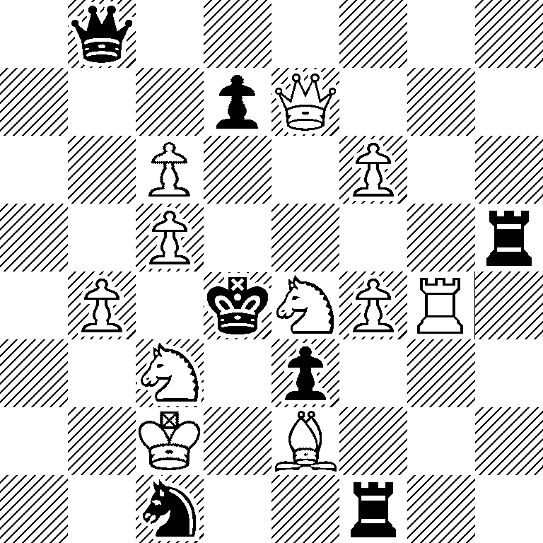 1q6/3pQ3/2P2P2/2P4r/1P1kNPR1/2N1p3/2K1B3/2n2r2