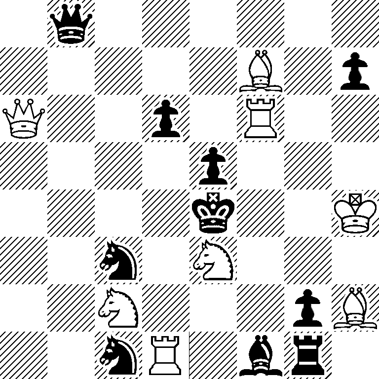 1q6/5B1p/Q2p1R2/4p3/4k2K/2n1N3/2N3pB/2nR1br1