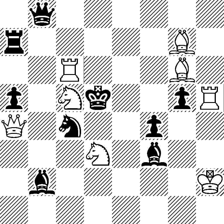 1q6/r5B1/2R3B1/p1Nk2pR/Q1n2p2/3N1b2/1b5K/8