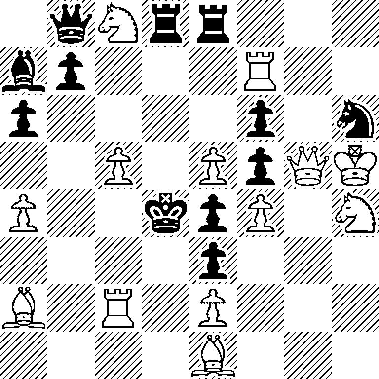 1qNrr3/bp3R2/p4p1n/2P1PpQK/P2kpP1N/4p3/B1R1P3/4B3