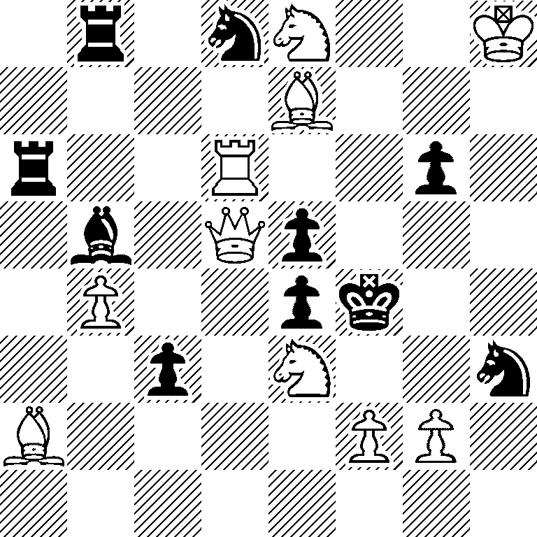 1r1nN2K/4B3/r2R2p1/1b1Qp3/1P2pk2/2p1N2n/B4PP1/8