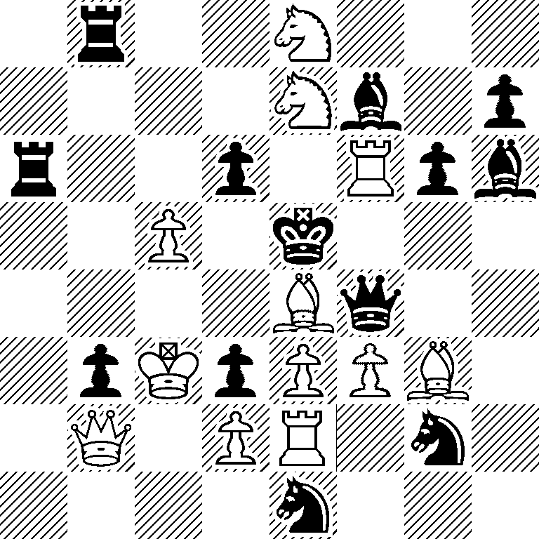 1r2N3/4Nb1p/r2p1Rpb/2P1k3/4Bq2/1pKpPPB1/1Q1PR1n1/4n3