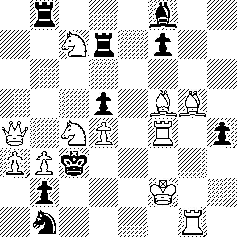1r3b2/2Nr1p2/8/3p1BB1/Q1NP1R1p/PPk5/1p3K2/1n4R1