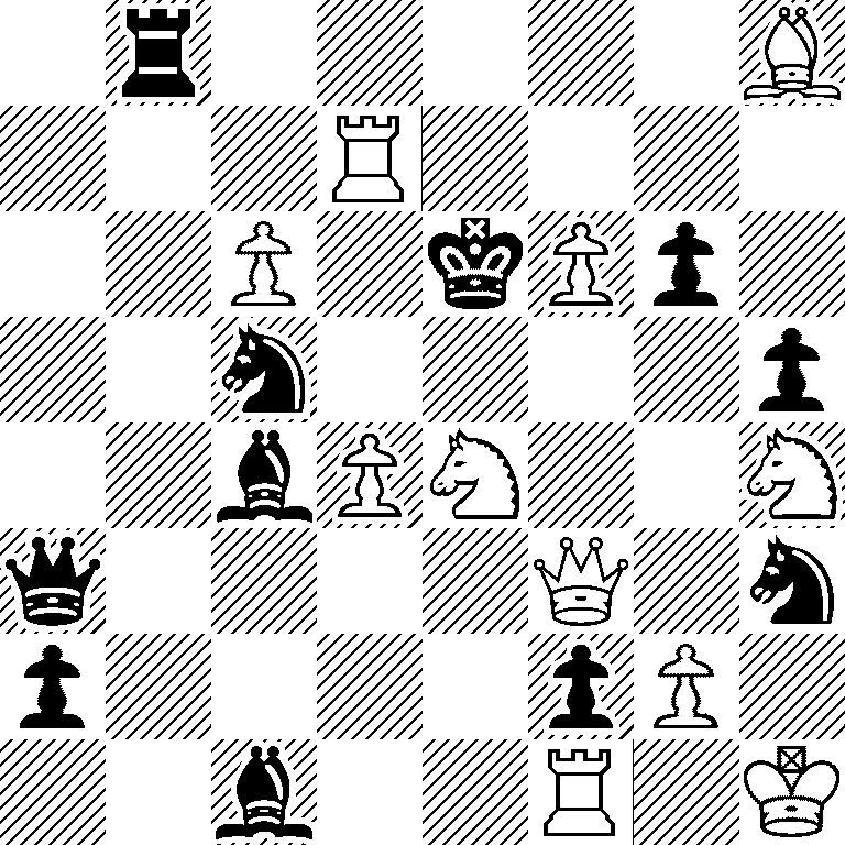 1r5B/3R4/2P1kPp1/2n4p/2bPN2N/q4Q1n/p4pP1/2b2R1K