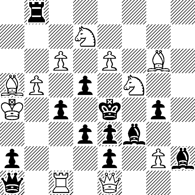 1r6/3N4/2P1P1B1/BP1p1N2/K1p1k1p1/3ppb2/p3p1Pb/q1R1Q3
