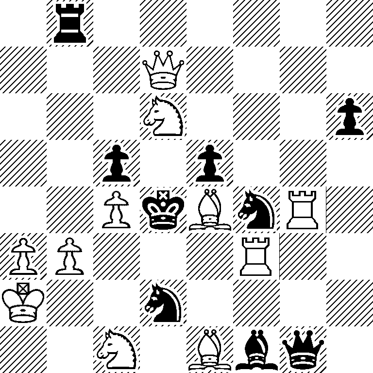 1r6/3Q4/3N3p/2p1p3/2PkBnR1/PP3R2/K2n4/2N1Bbq1