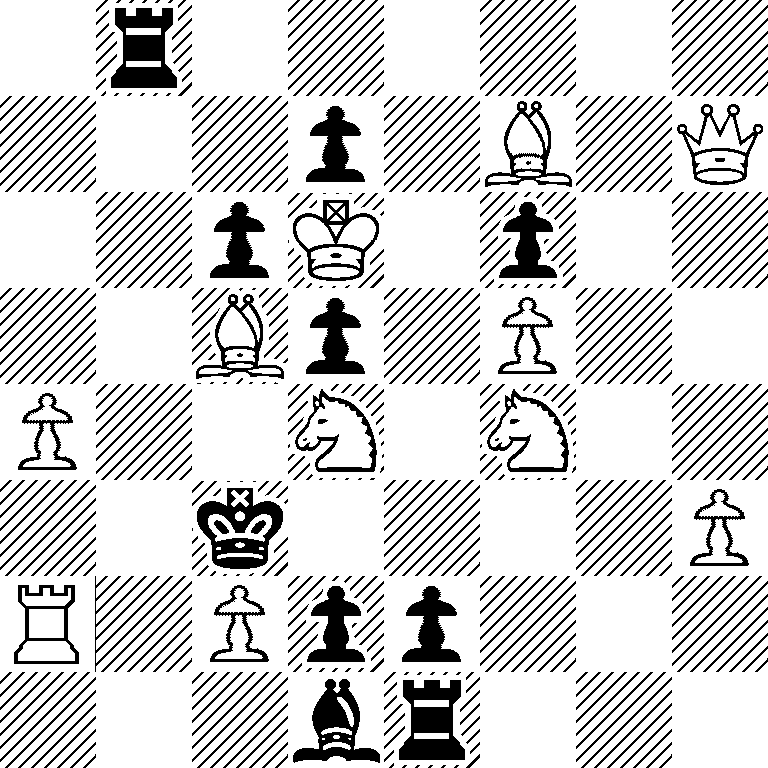 1r6/3p1B1Q/2pK1p2/2Bp1P2/P2N1N2/2k4P/R1Ppp3/3br3