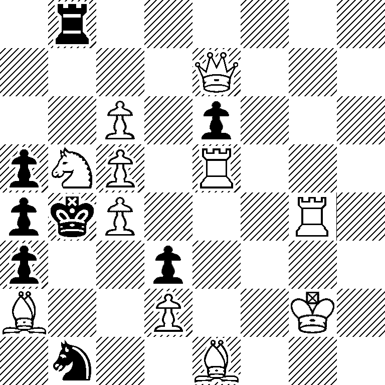 1r6/4Q3/2P1p3/pNP1R3/pkP3R1/p2p4/B2P2K1/1n2B3