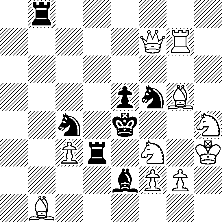 1r6/5QR1/8/4pnB1/2n1k2N/2Pr1N1K/4bPP1/1B6