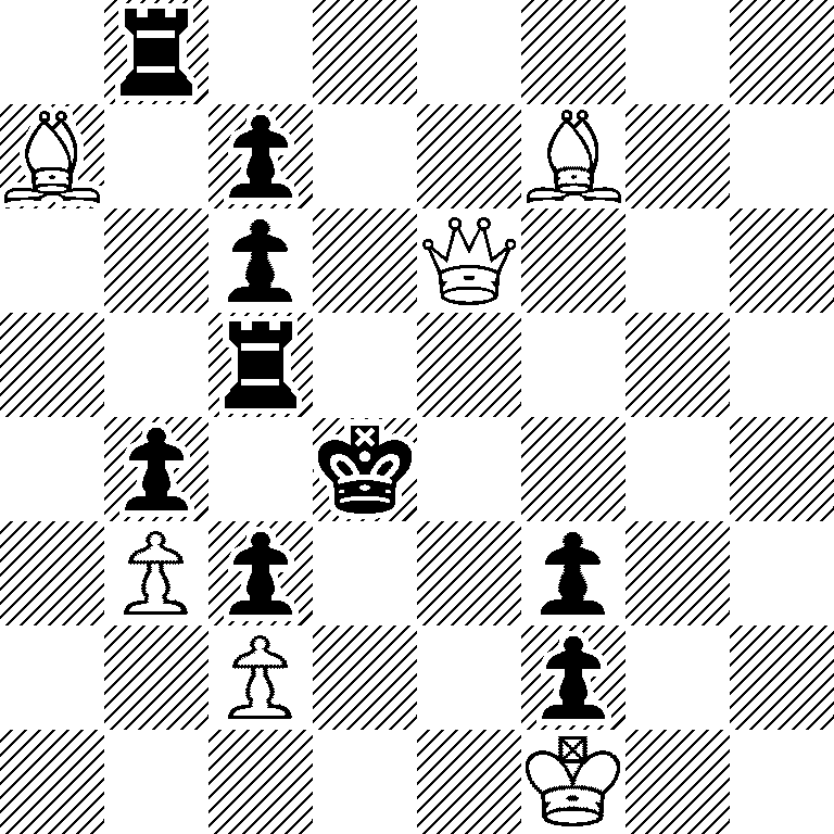 1r6/B1p2B2/2p1Q3/2r5/1p1k4/1Pp2p2/2P2p2/5K2