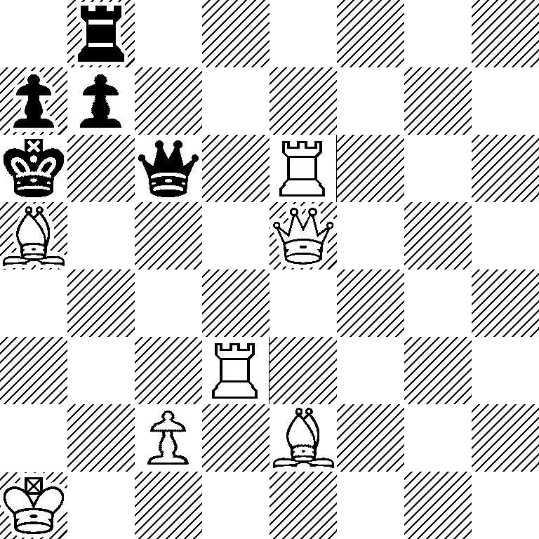 1r6/pp6/k1q1R3/B3Q3/8/3R4/2P1B3/K7